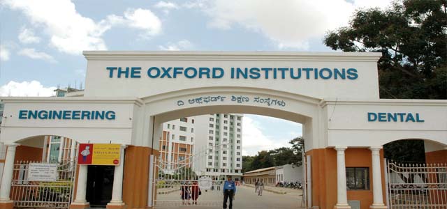 MDS admission in The Oxford Dental College - Bangalore 2024